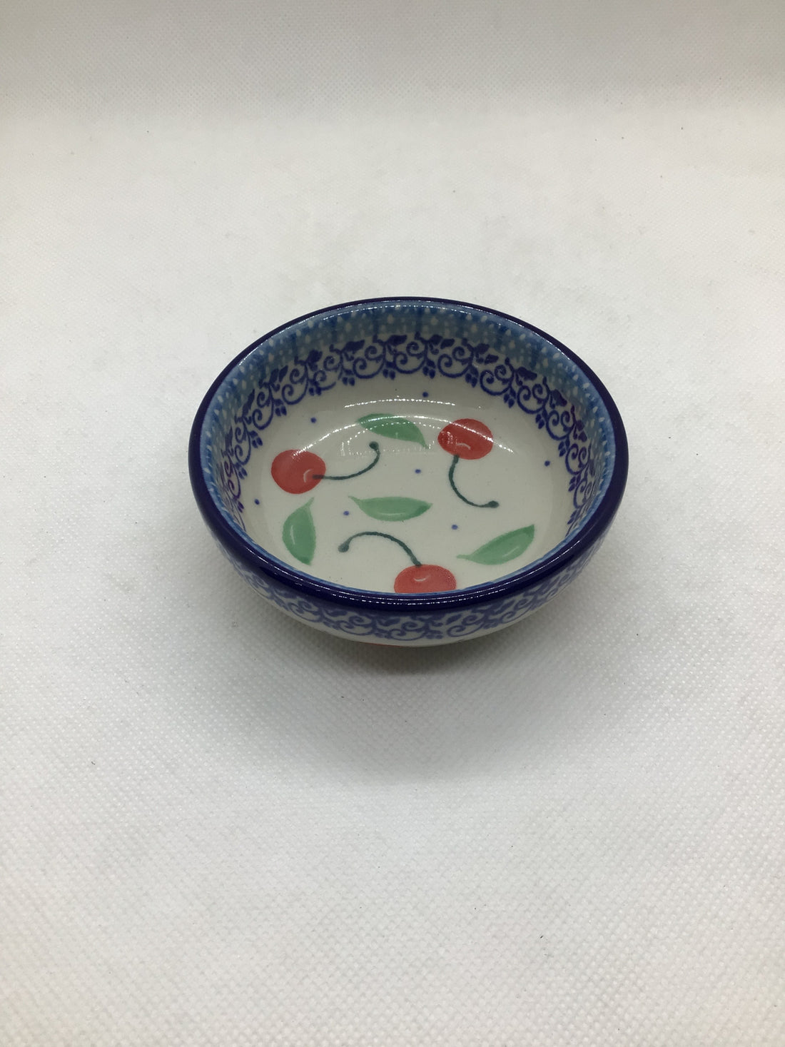 Cherry Pie Tiny Round Bowl 3.5&quot;