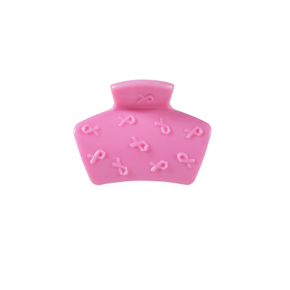 TELETIES - Classic | Pink Ribbon | Petite | Claw Clip