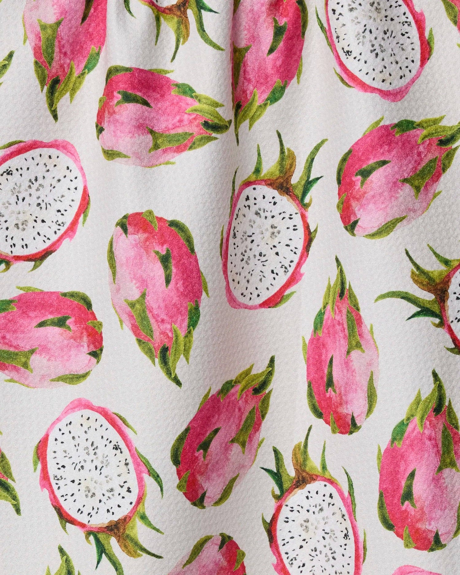 Geometry - Pink Dragon Tea Towel