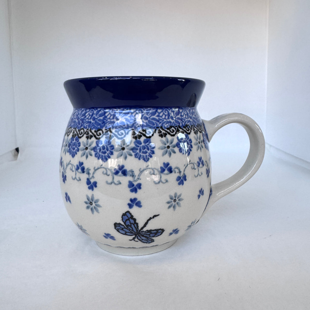 Blue Dragonfly Bubble Mug 16 oz.
