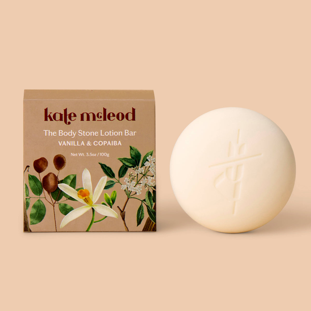 Kate McLeod - Vanilla &amp; Copaiba | Deep Moisturizing Lotion Bar