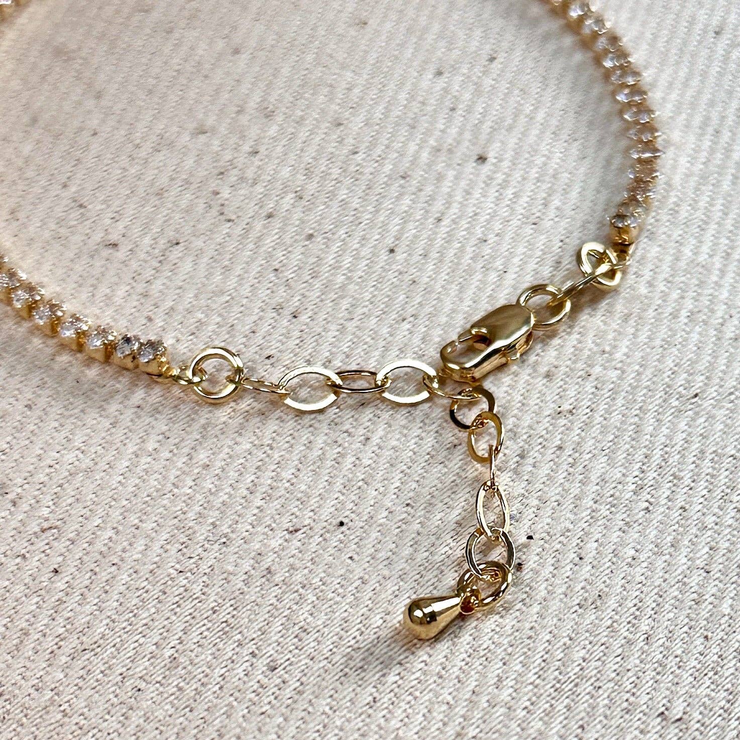 GoldFi - 18k Gold Filled Marquise Tennis Bracelet