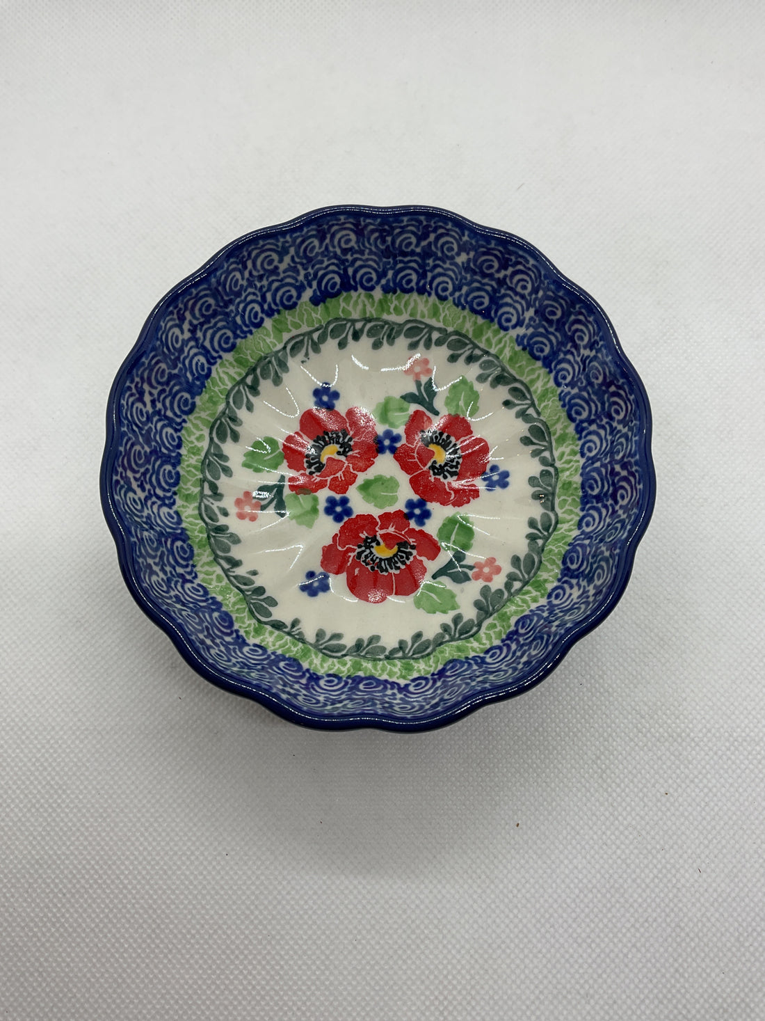 Danish Garden Scalloped Bowl 4.5"