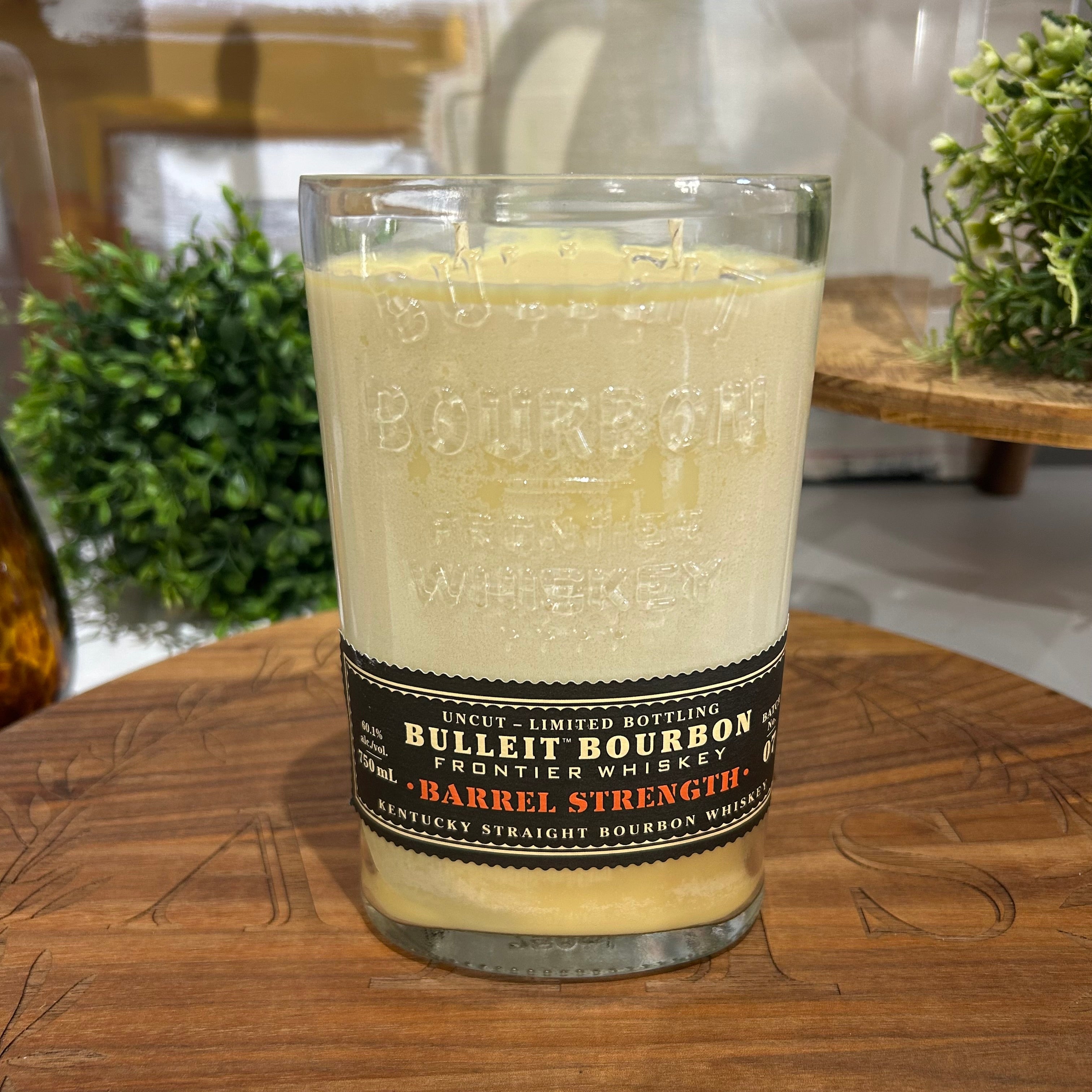 Bourbon Bottle Candle