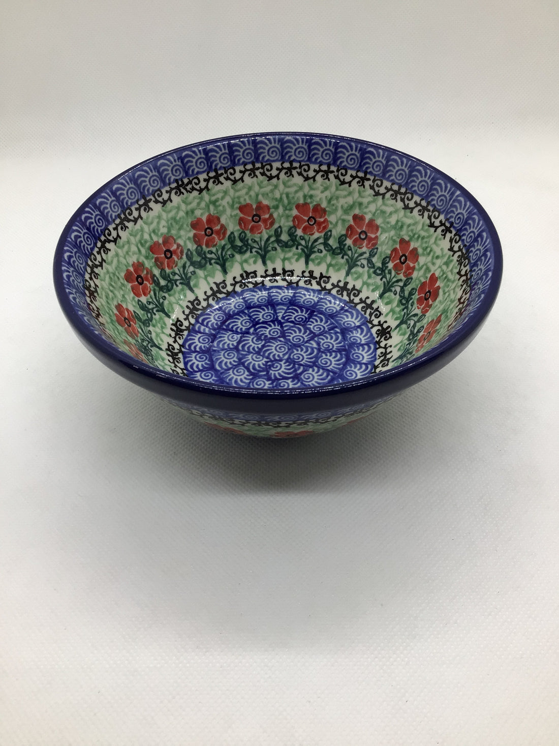 Red Daisies Nesting Salad/Cereal Bowl 5.5&quot;