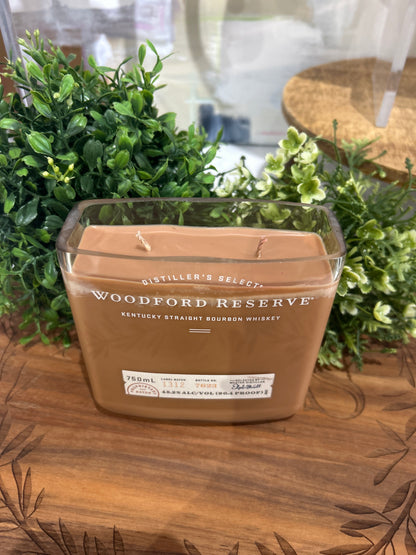 Bourbon Bottle Candle