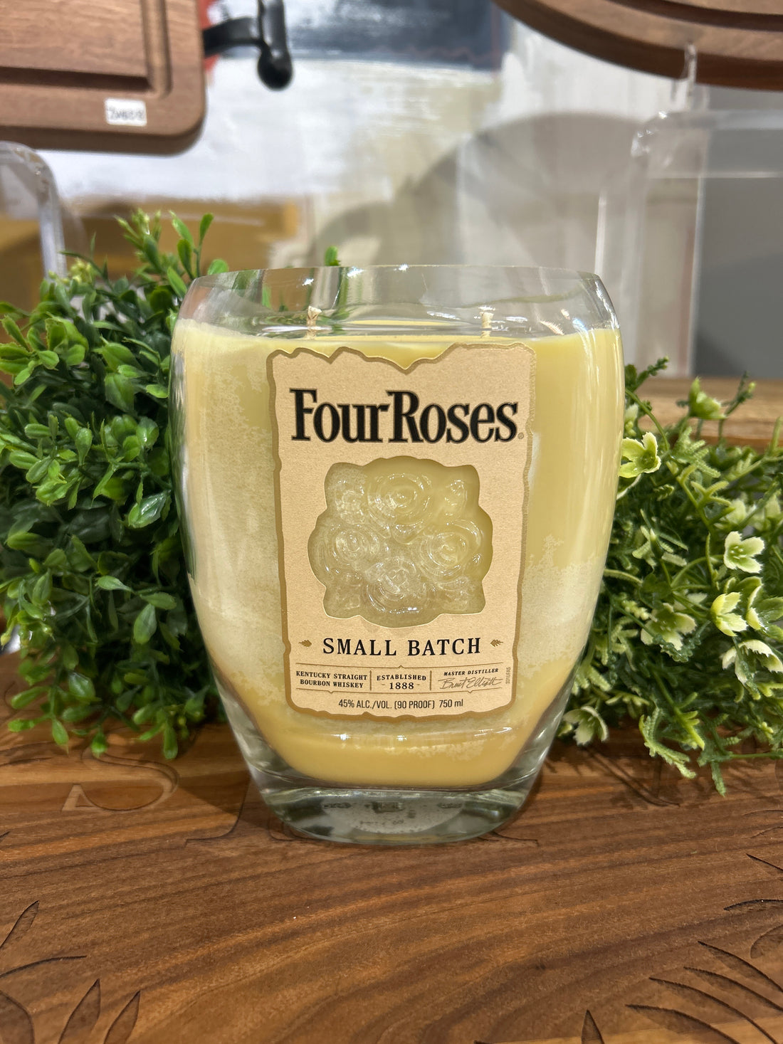 Bourbon Bottle Candle