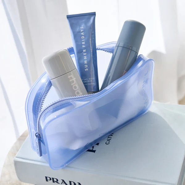 Jelly Makeup Bag- Blue