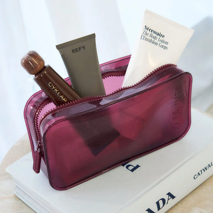 Jelly Makeup Bag- Mulberry