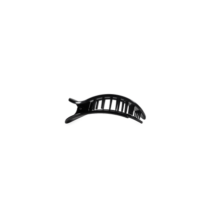 TELETIES - Jet Black | Tiny | Flat Round Clip