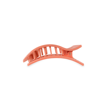 TELETIES - Flat Rectangle Hair Clip | Small | Dreamsicle