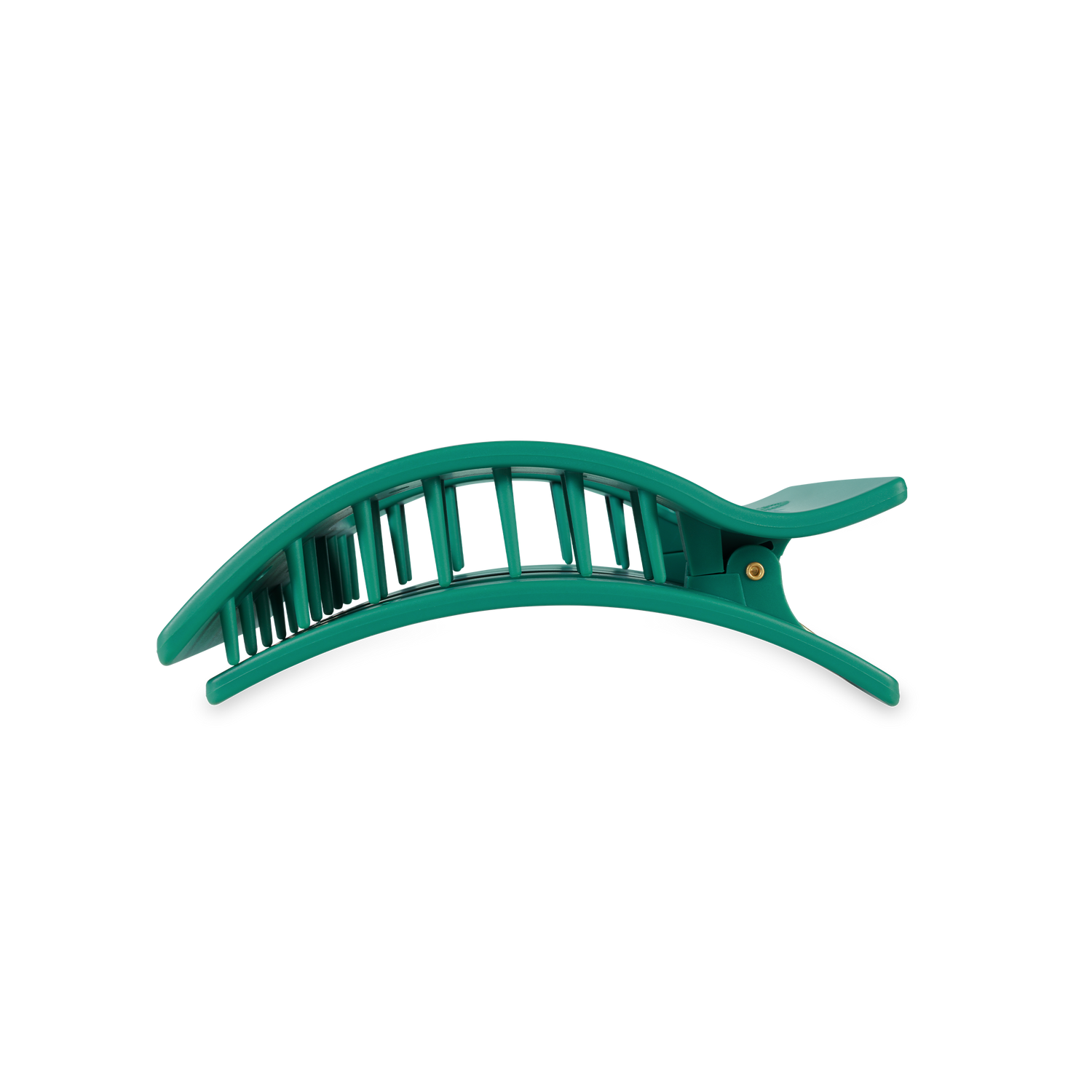 TELETIES - Flat Rectangle Hair Clip | Medium | Fir Real