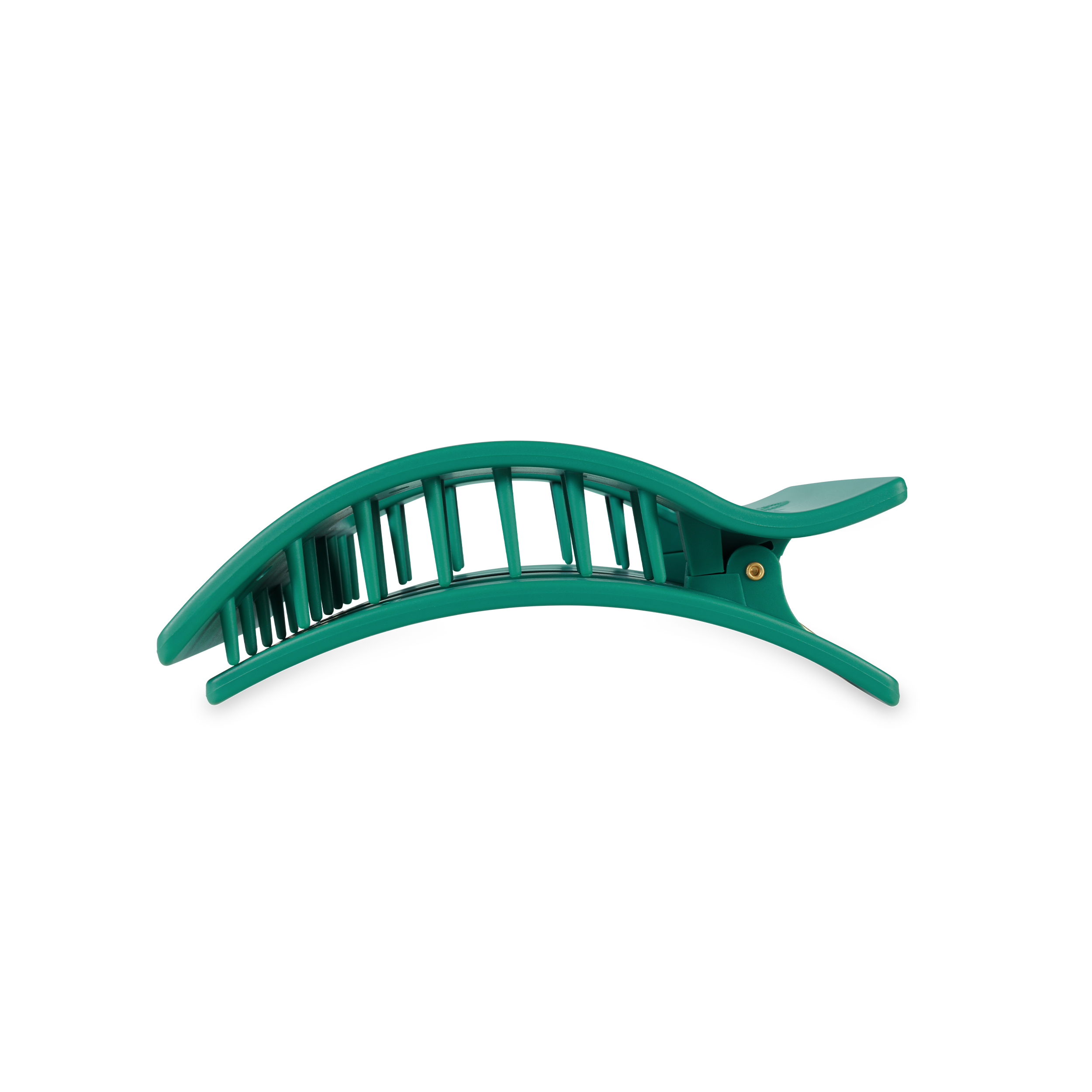 TELETIES - Flat Rectangle Hair Clip | Medium | Fir Real