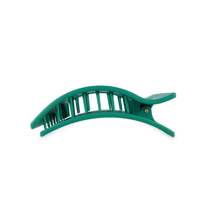 TELETIES - Flat Rectangle Hair Clip | Medium | Fir Real