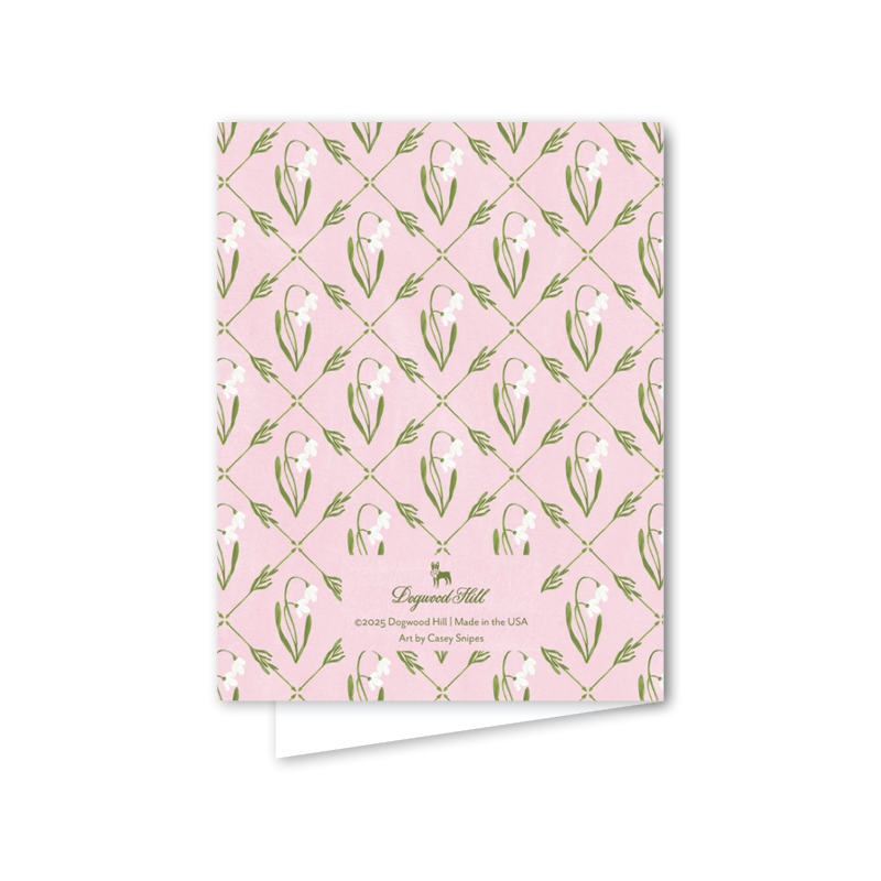 Dogwood Hill - Snowdrop Meadow Pink Thank You