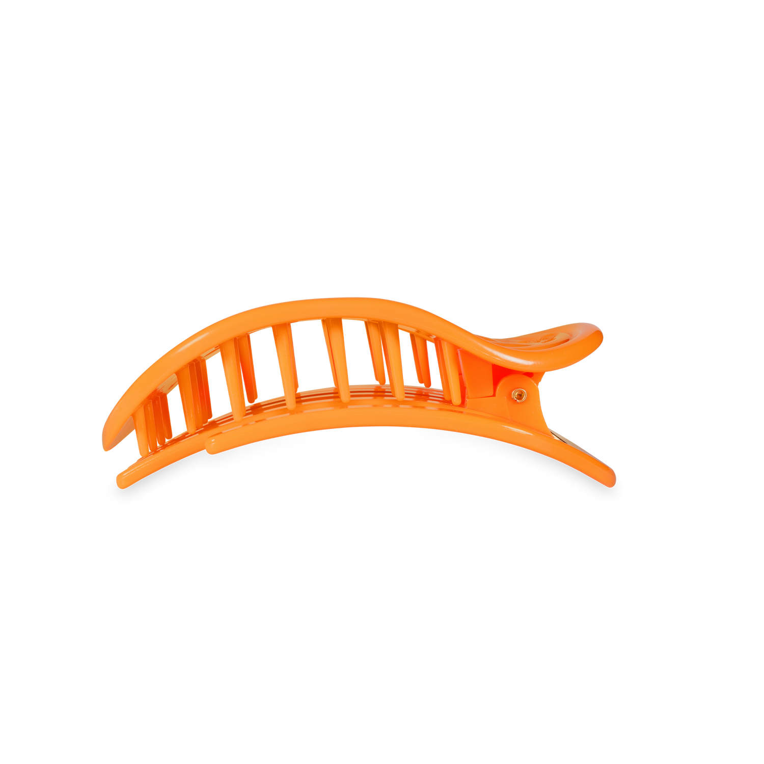 TELETIES - Flat Round Hair Clip | Medium | Day Rave