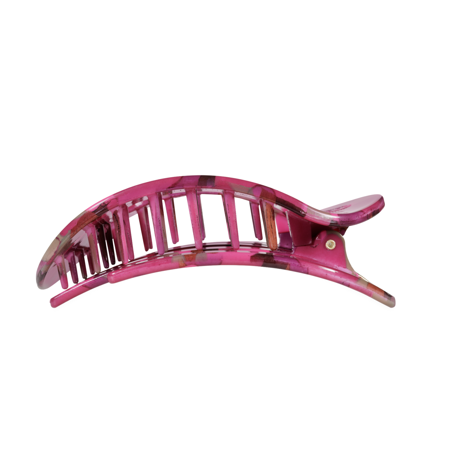 TELETIES - Garden Glam Large Flat Round Hair Clip