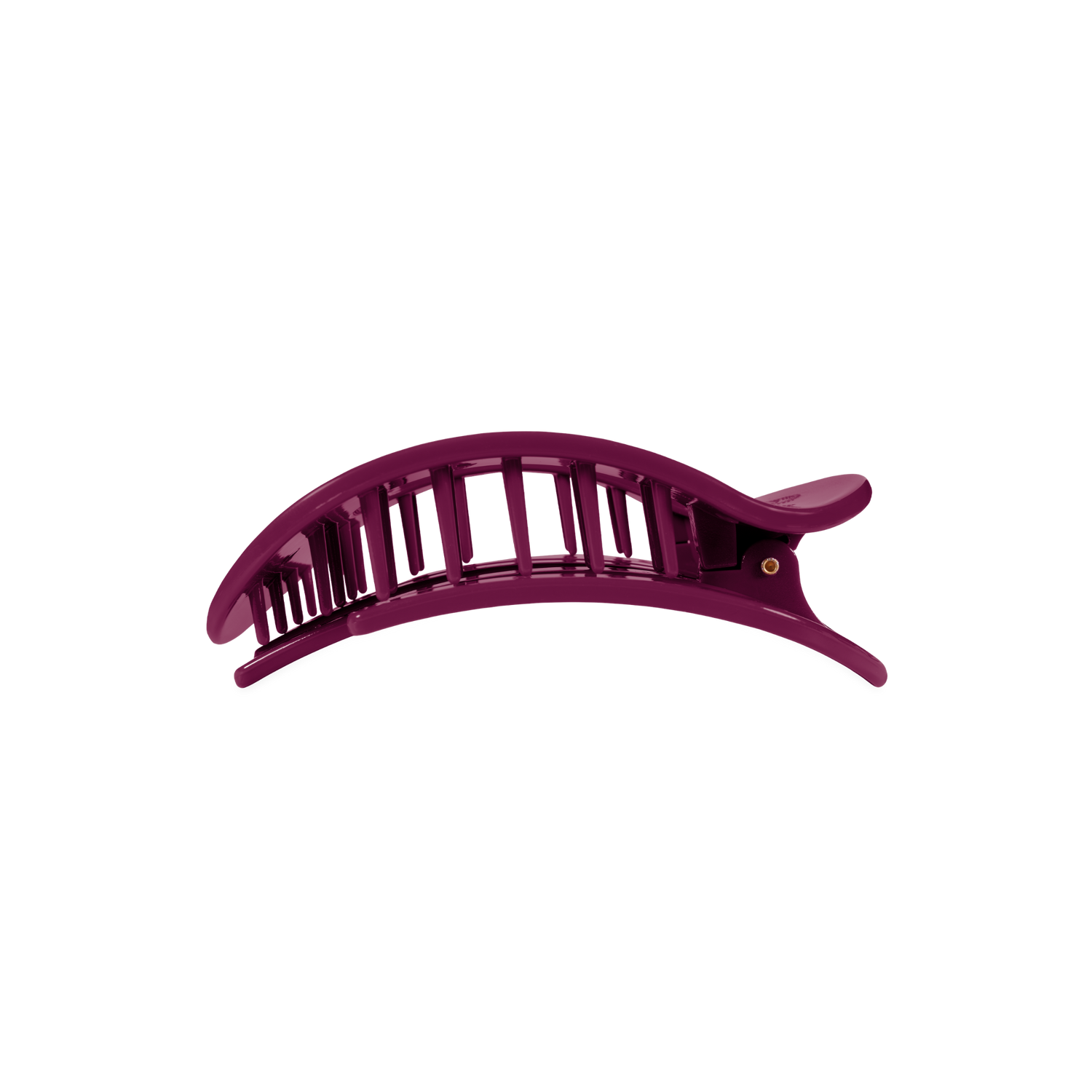 TELETIES - Mulberry Medium Flat Round Hair Clip