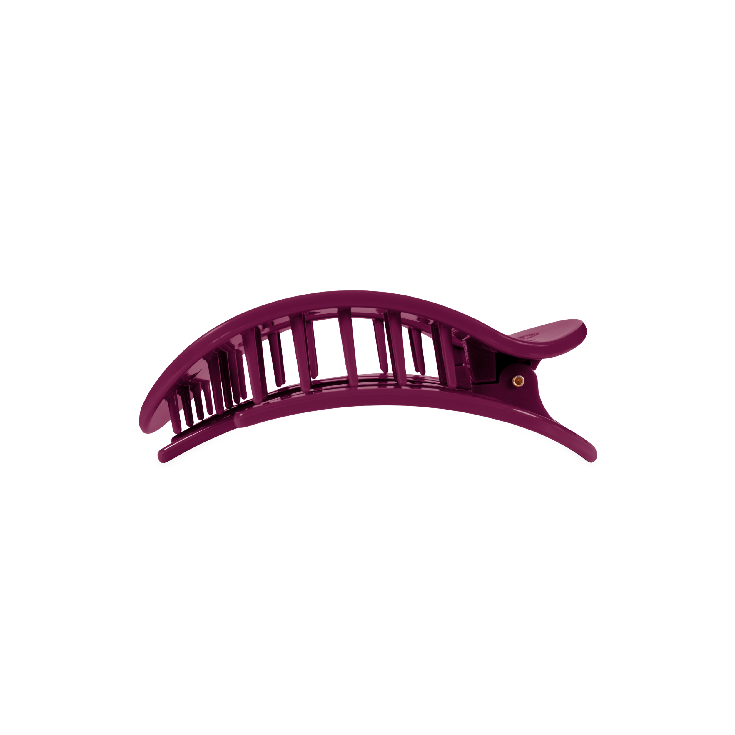 TELETIES - Mulberry Medium Flat Round Hair Clip