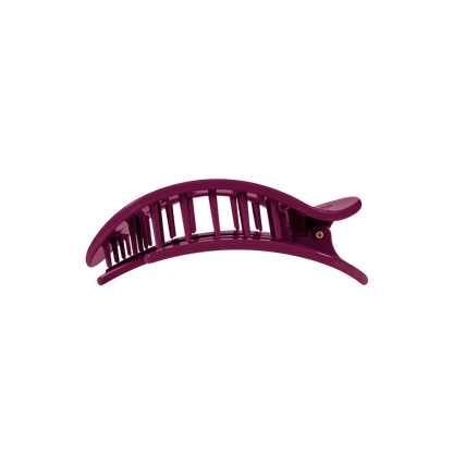 TELETIES - Mulberry Medium Flat Round Hair Clip