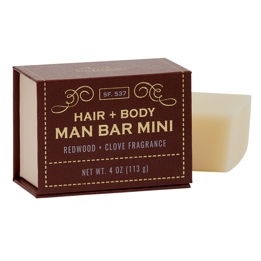 Man Bar Mini 4oz Redwood &amp; Clove