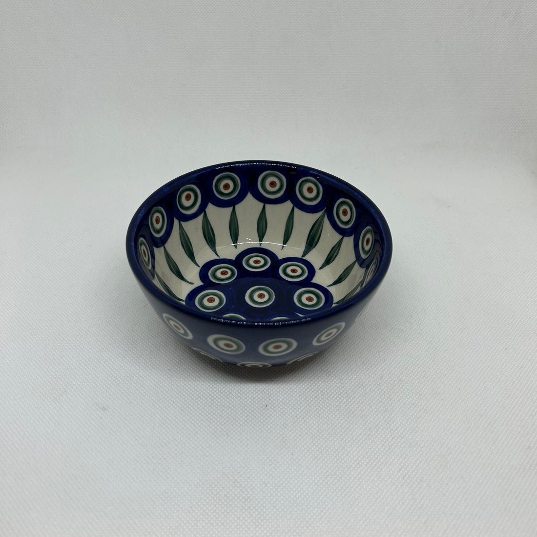 Traditional Peacock Ice Cream Bowl 4.5&