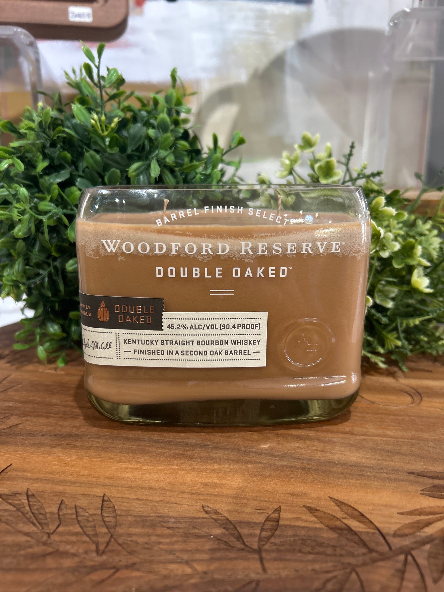 Bourbon Bottle Candle