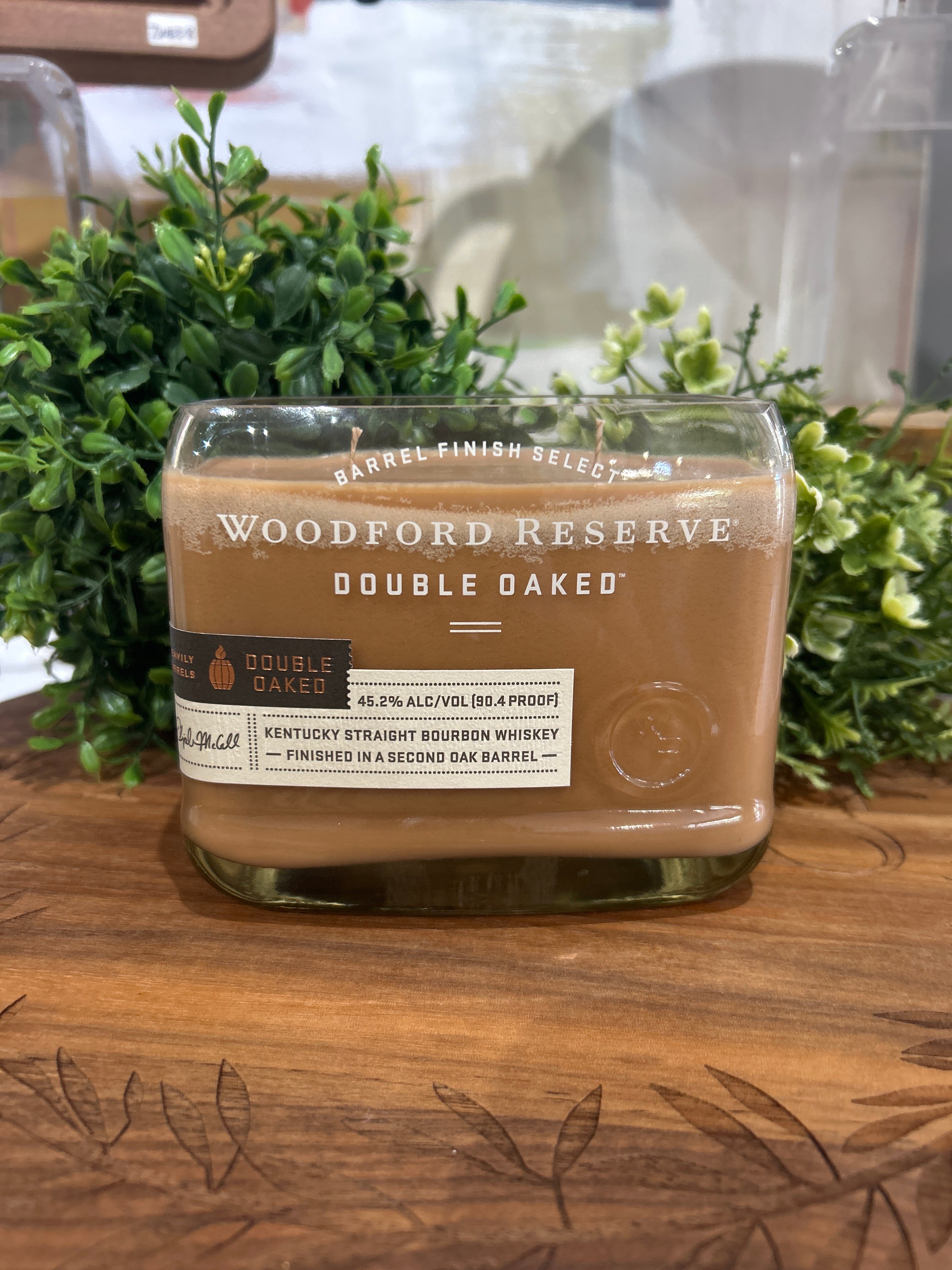 Bourbon Bottle Candle