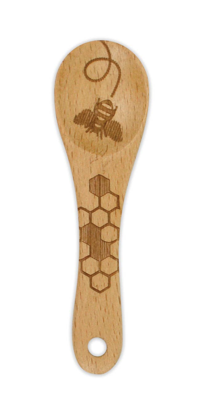 TALISMAN DESIGNS - Beechwood Mini Spoon Bee - 24 Units Display