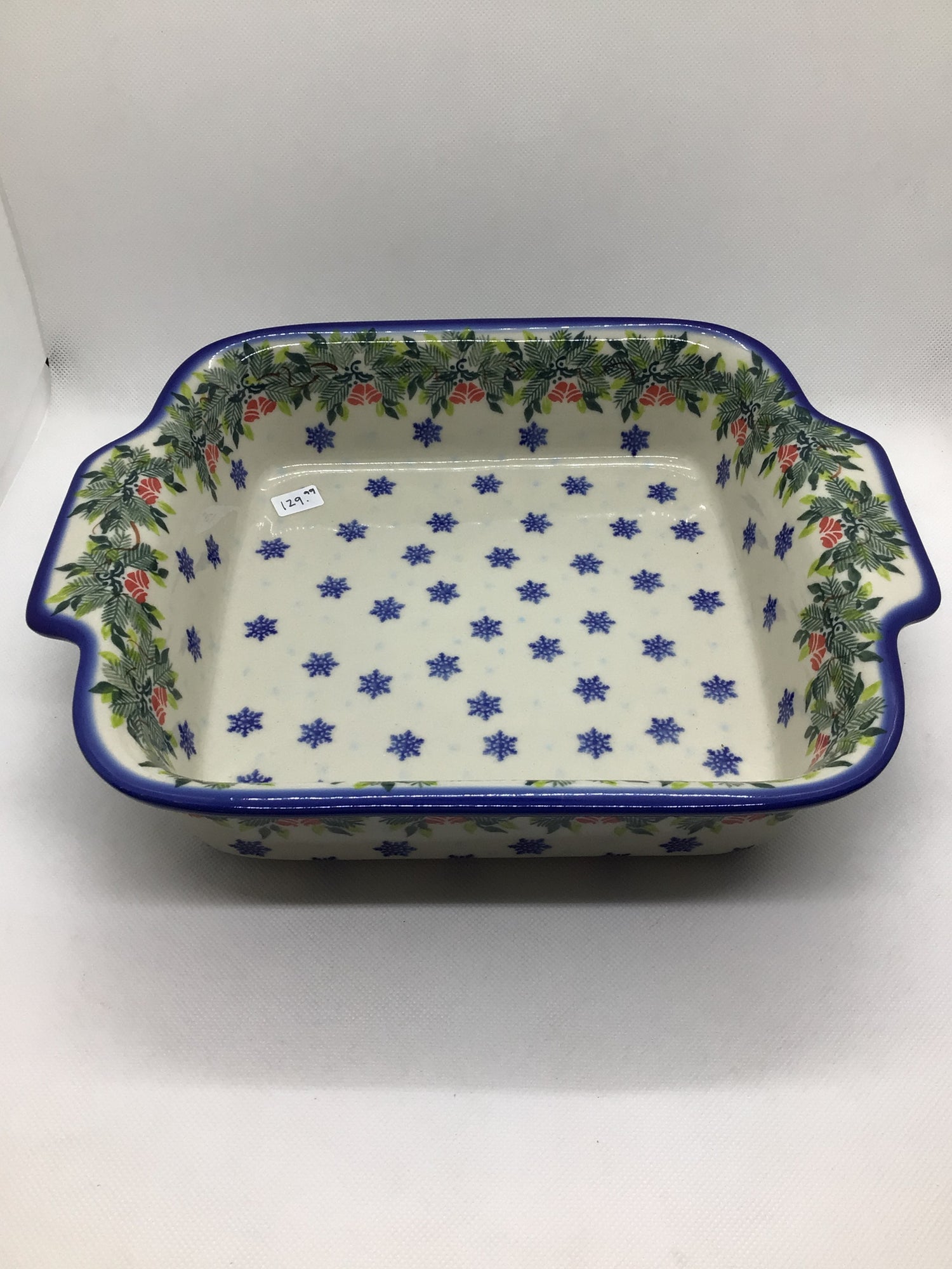 KALICH Christmas Bells Square Baker 9&quot;