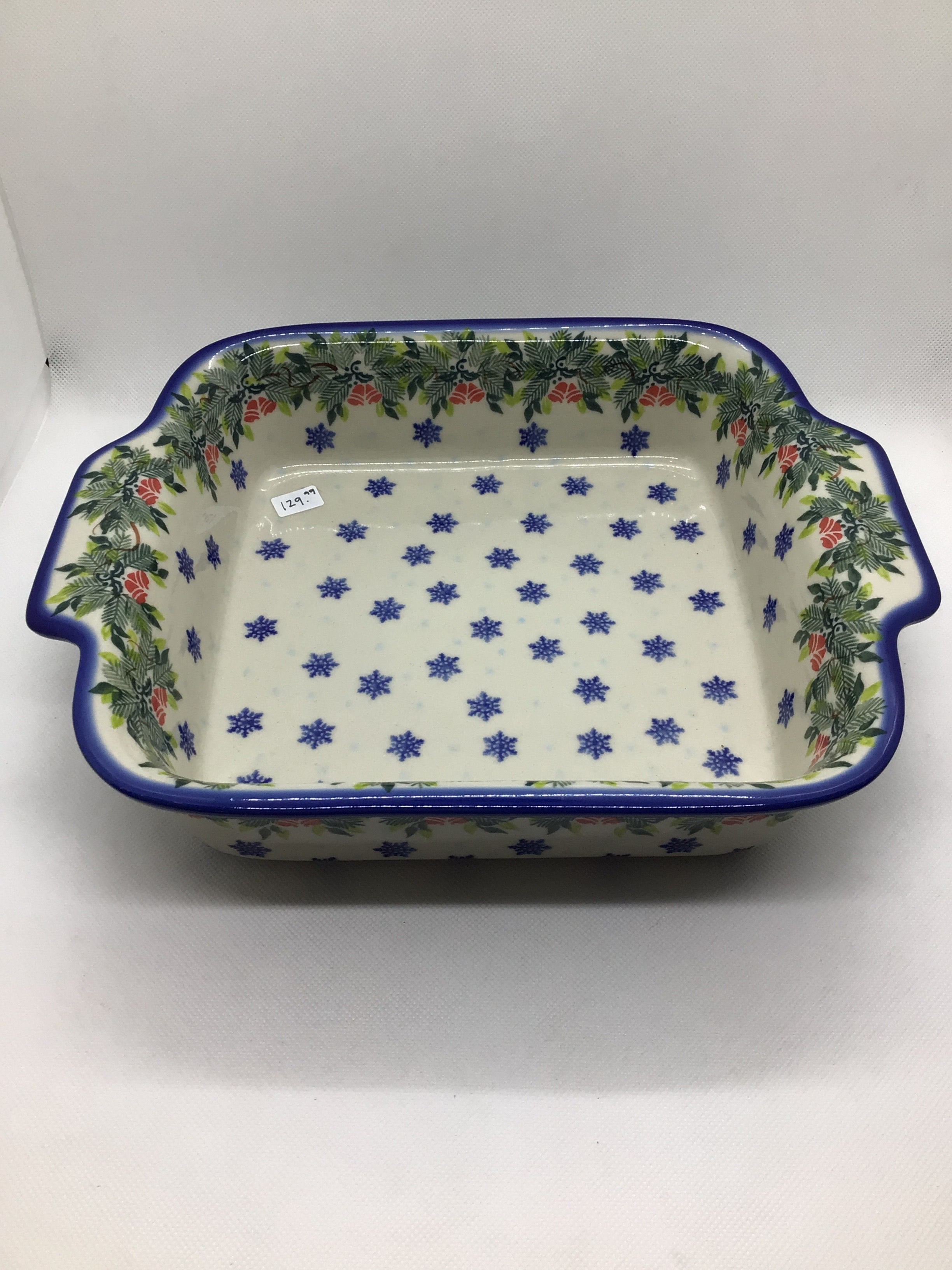KALICH Christmas Bells Square Baker 9&quot;