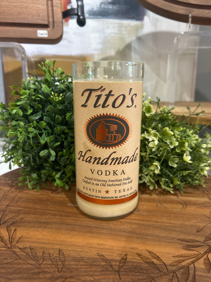 Vodka Bottle Candle