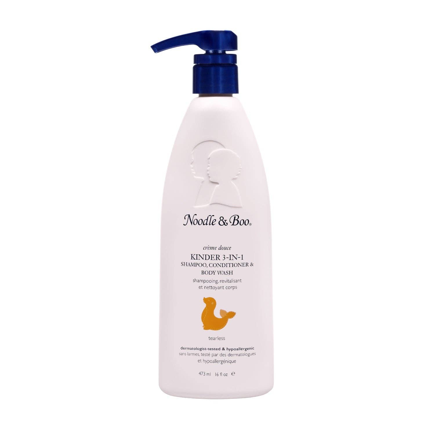 Noodle &amp; Boo - Kinder 3-in-1 Shampoo, Conditioner &amp; Body Wash, 16 oz