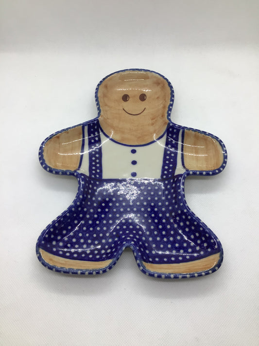 KALICH Gingerbread Boy in Overalls