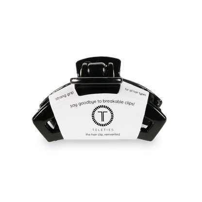 TELETIES - Open Hair Clip | Tiny | Jet Black
