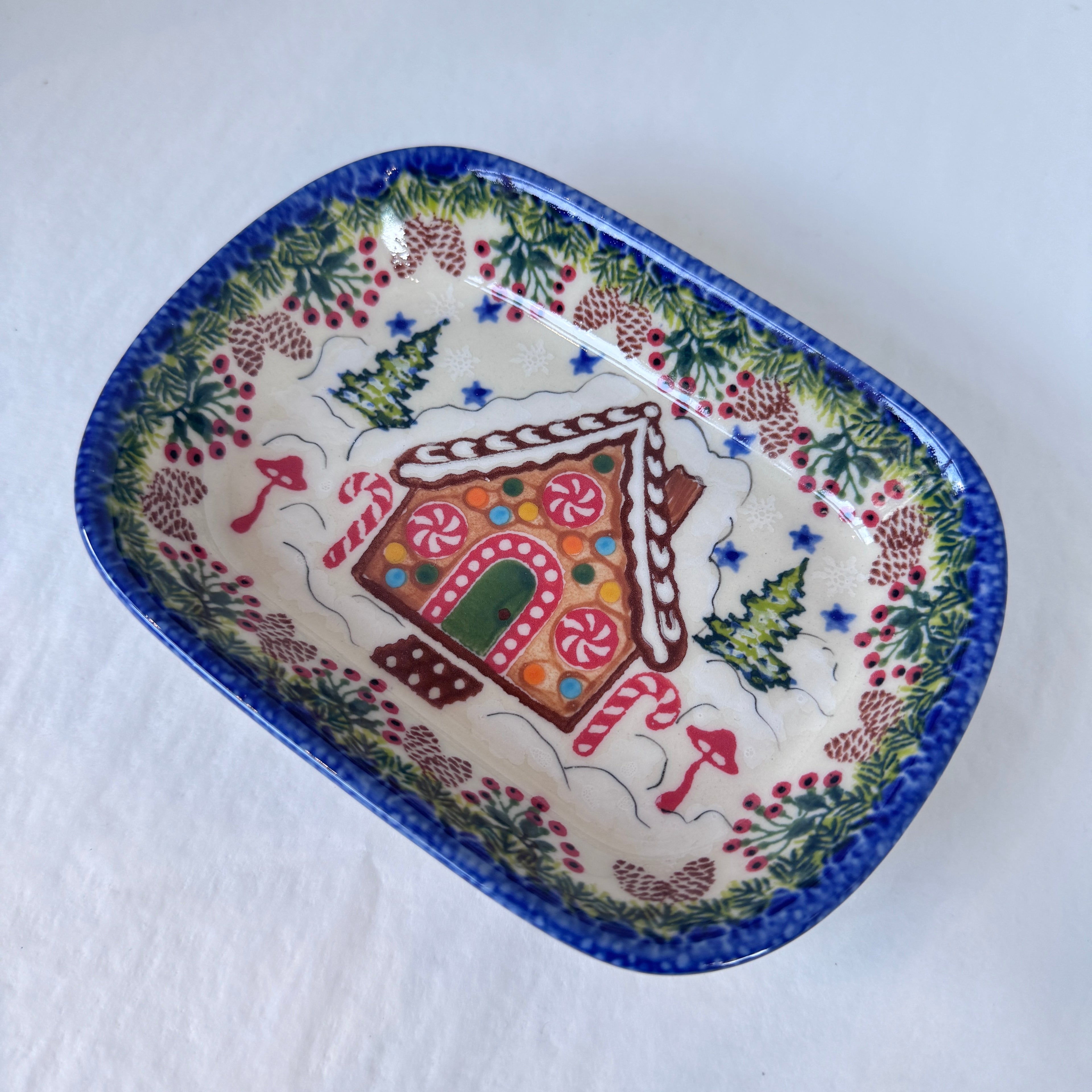 KALICH Gingerbread House Butter Tray