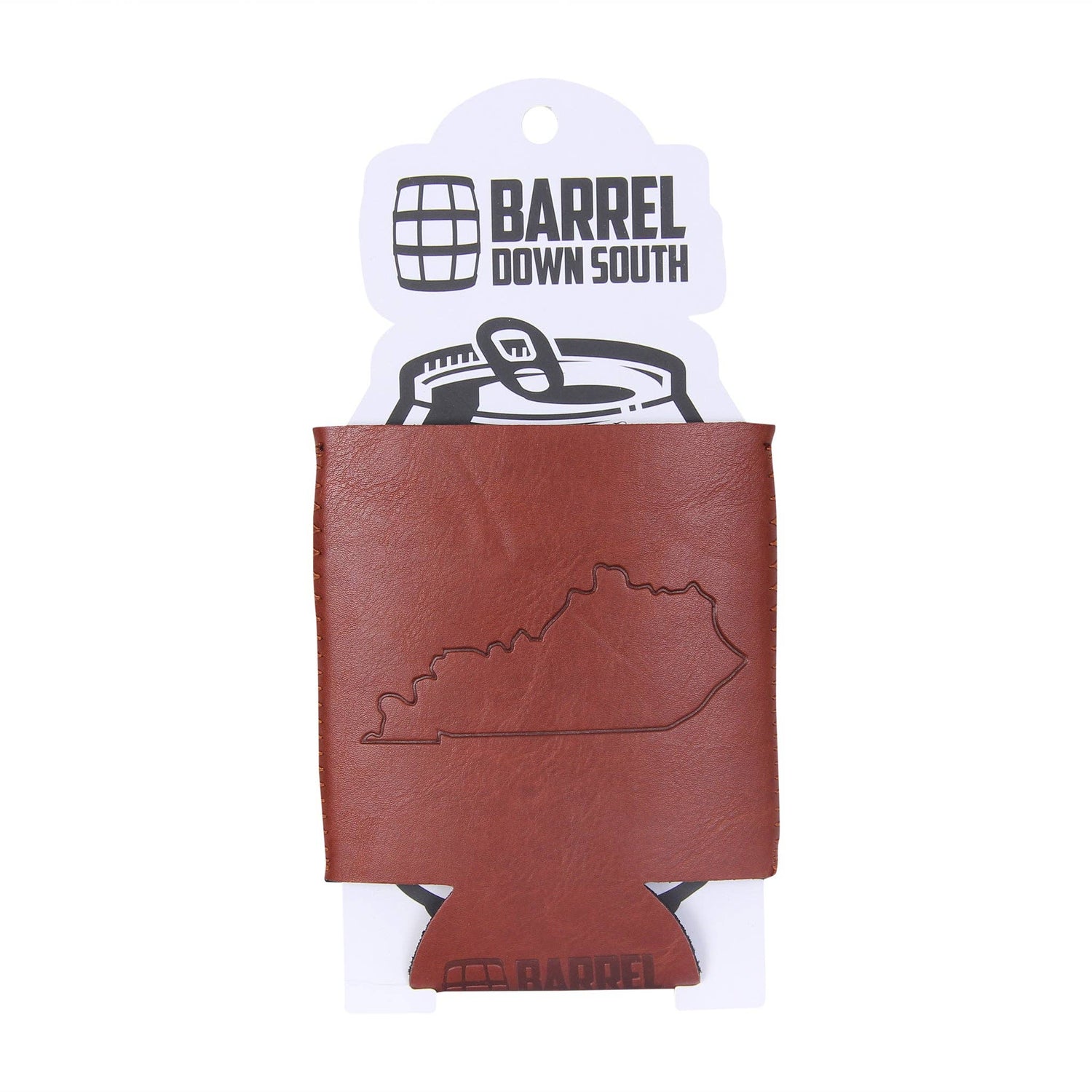 Barrel Down South - Kentucky Faux Leather Can Cooler