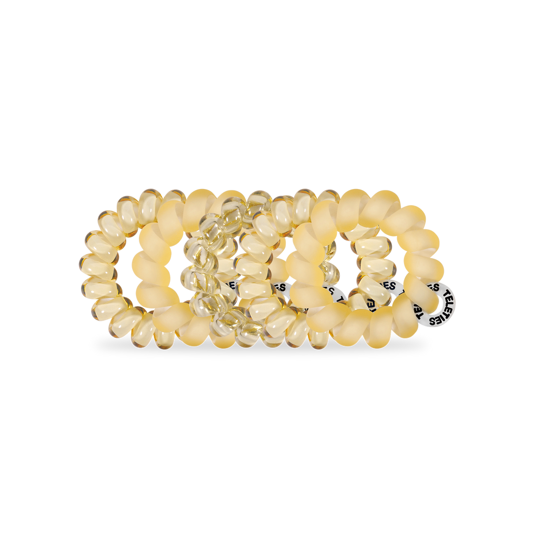 Spiral Hair Coils | Tiny | Butter Yellow Hair Ties