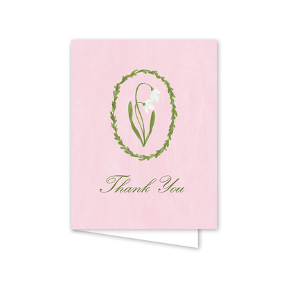 Dogwood Hill - Snowdrop Meadow Pink Thank You