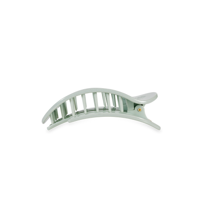 TELETIES - Flat Round Hair Clip | Small | Dew Drop