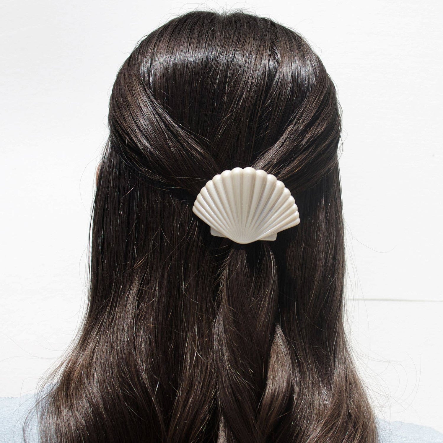 TELETIES - Shimmering Shell | Tiny | Flat Hair Clip