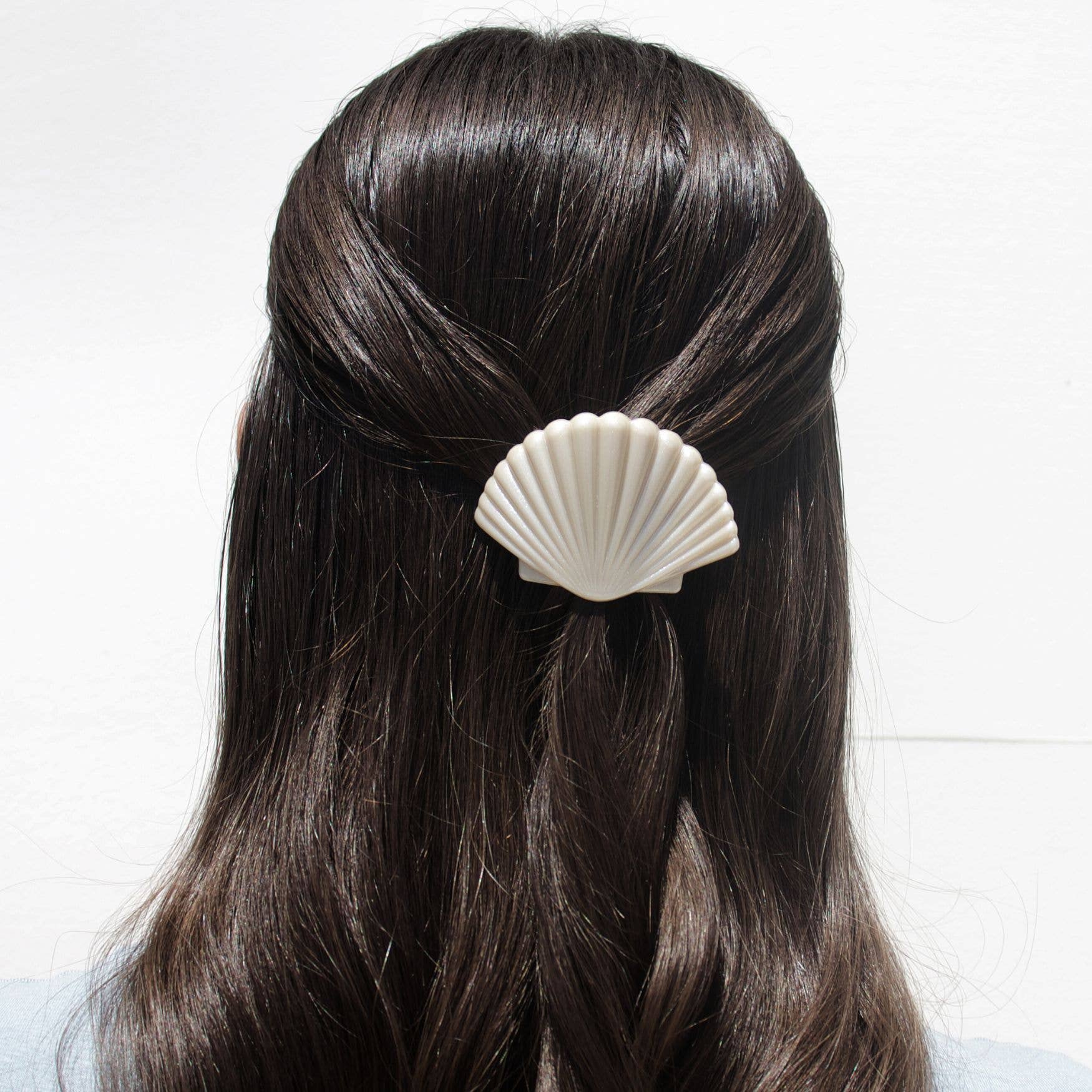 TELETIES - Shimmering Shell | Tiny | Flat Hair Clip
