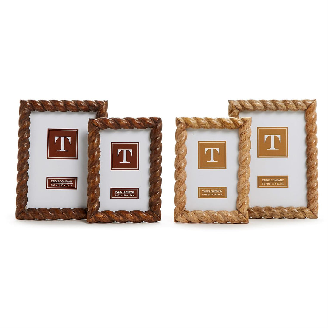 Twisted Wood Photo Frame