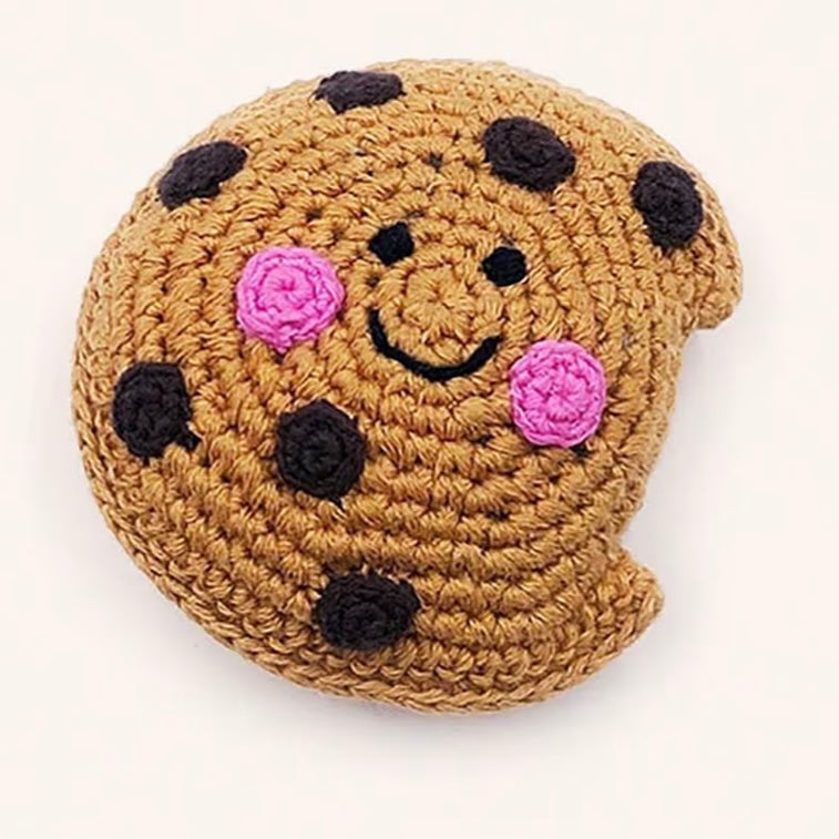 Pebble Rattle-Chocolate Chip Cookie