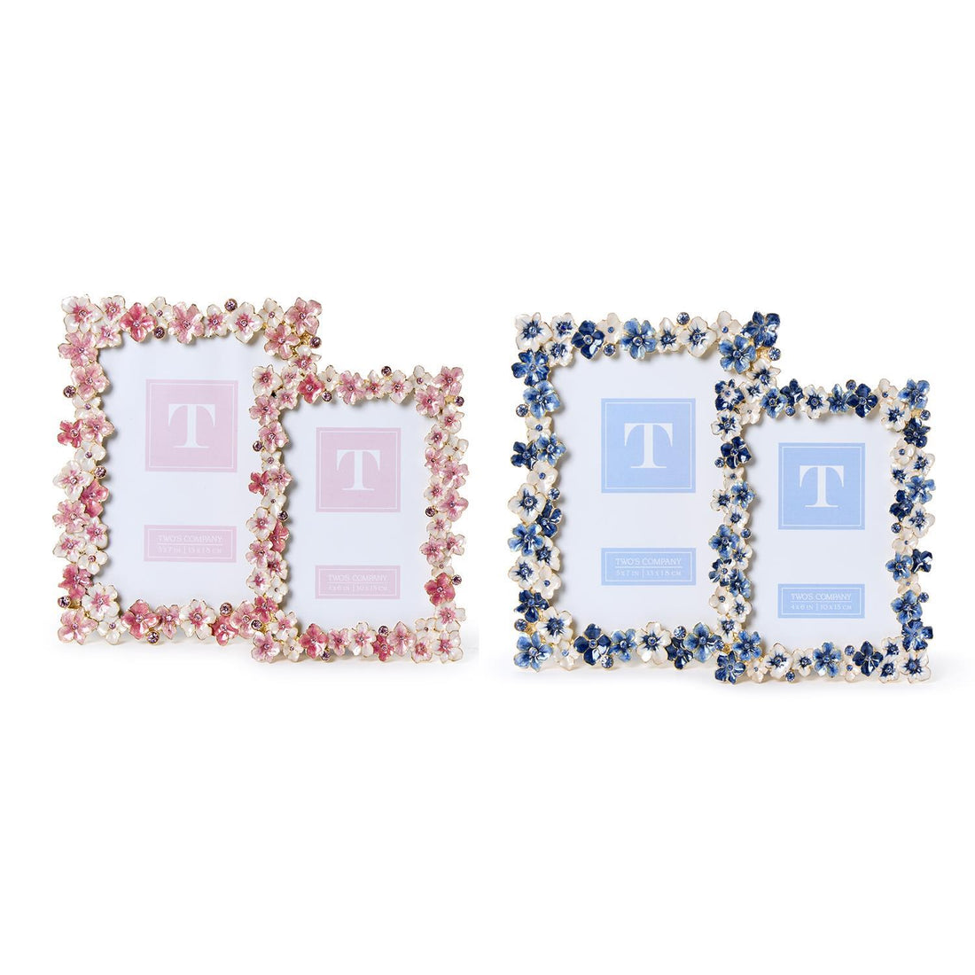 Enamel Hydrangea Frame