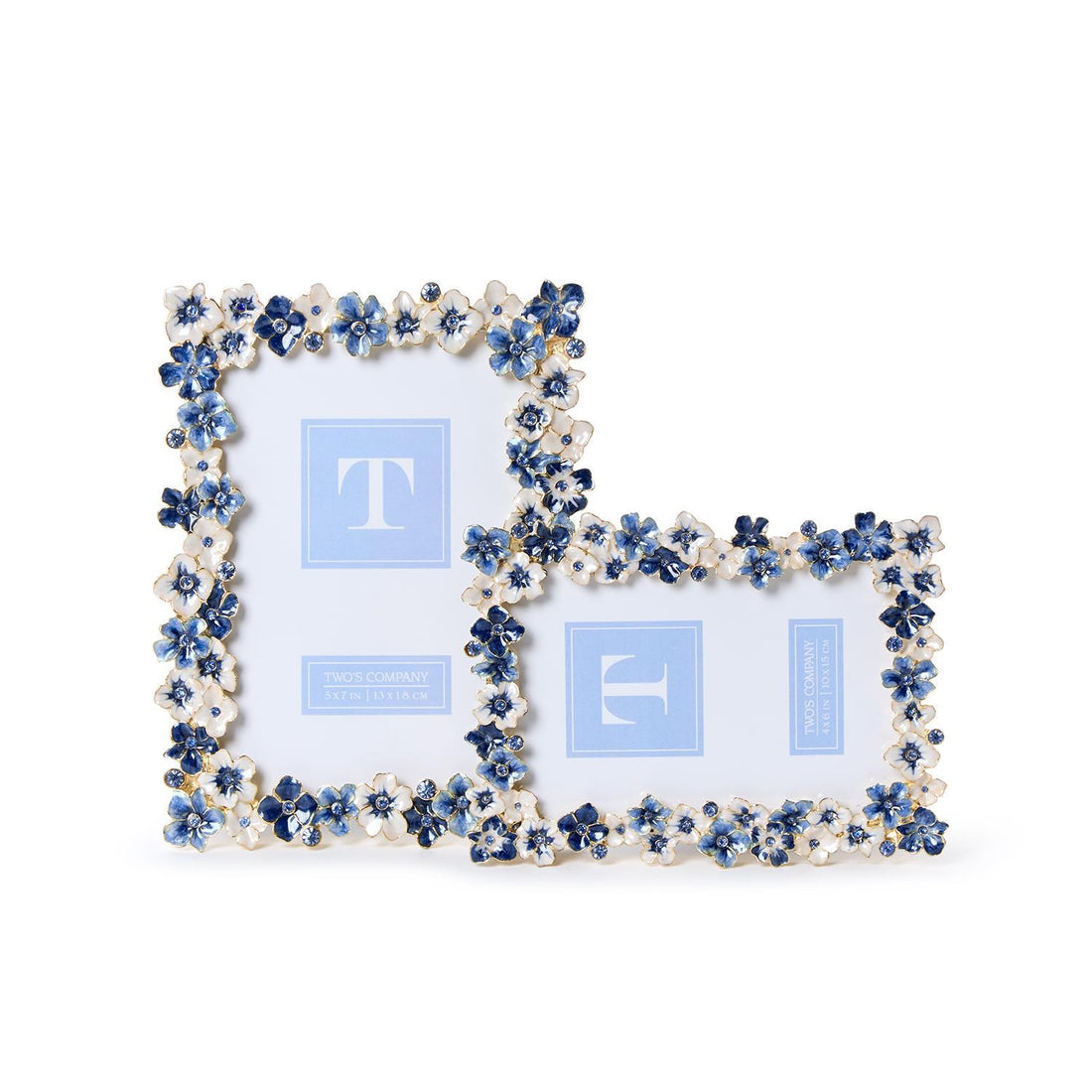 Enamel Hydrangea Frame