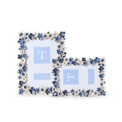 Enamel Hydrangea Frame