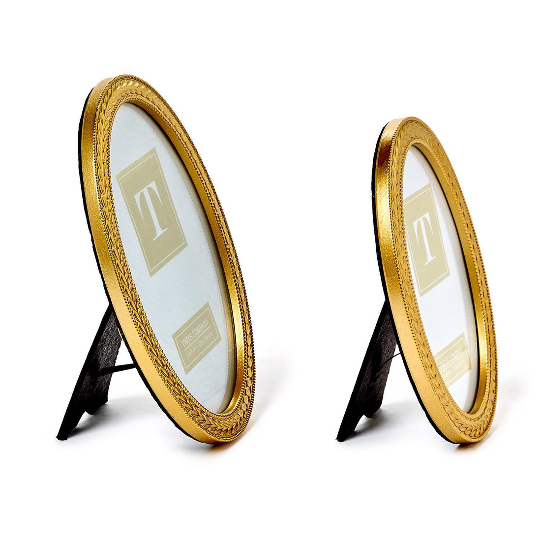 Gold Wreath Oval Frame