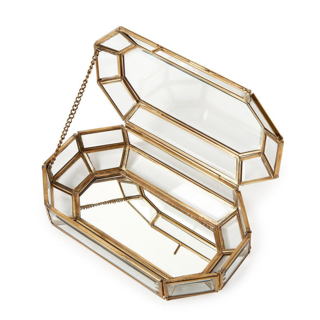 Glass Jewelry Box