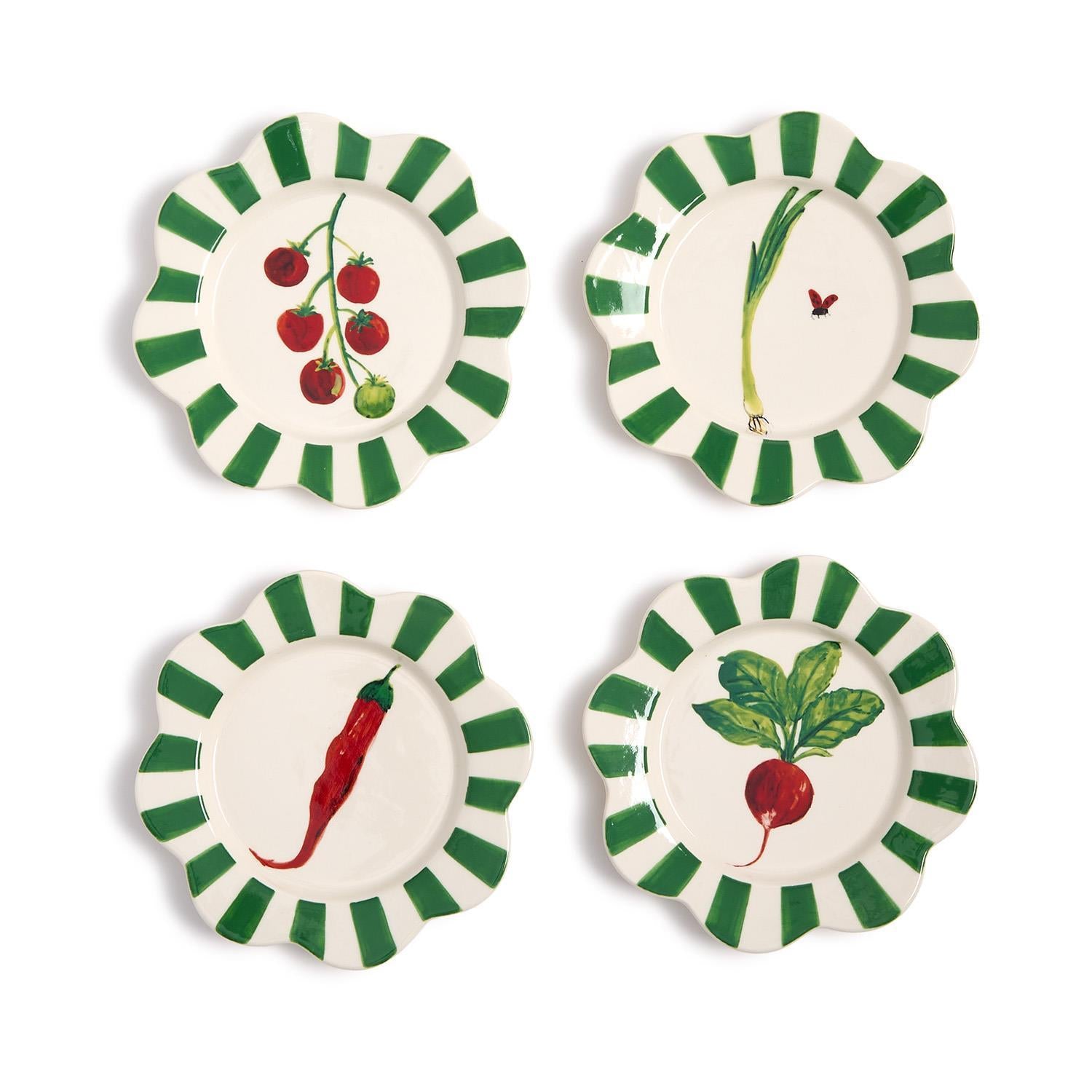 Garden Harvest Tidbit Plate